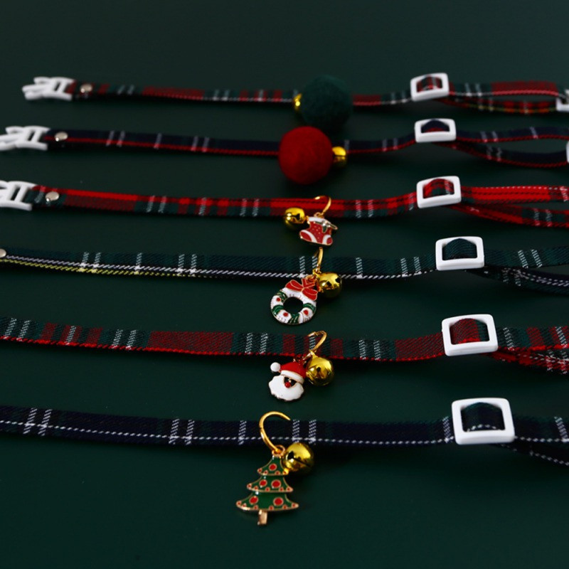 Lemmiklooma kaelarihm koos kellukesega Reguleeritava kassi kaelarihmaga eemaldatav kutsika kaelakee kikilips Lemmikloomatarvikud Lemmikloomatarbed Jõuluripats