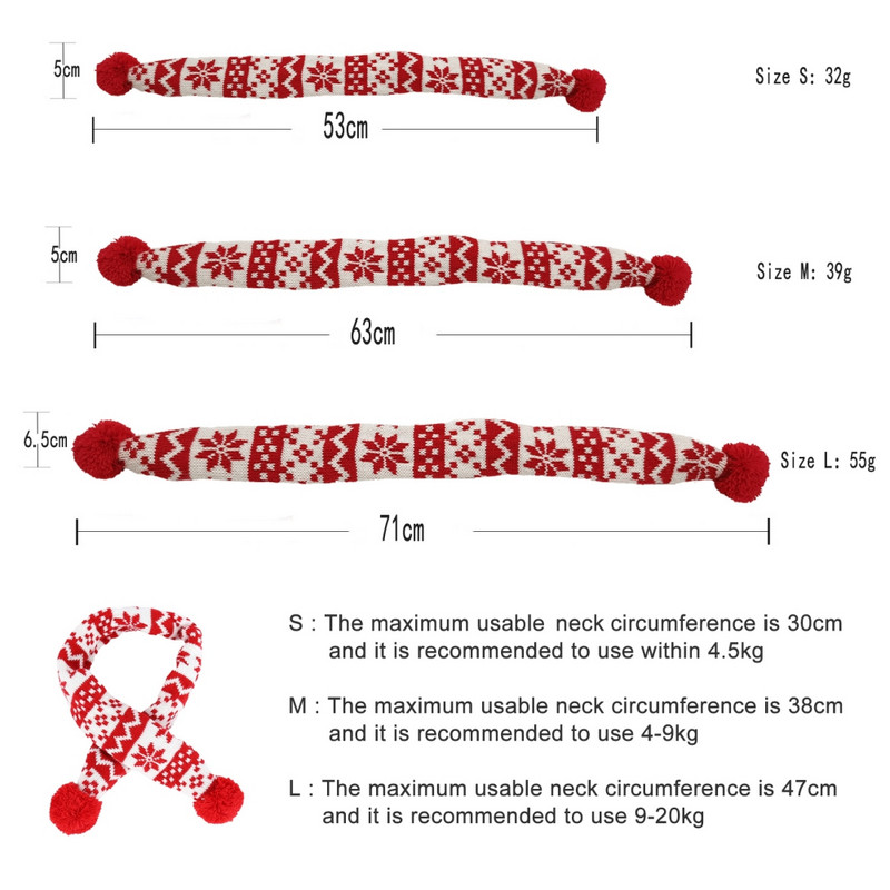 Ziemas silta, svītraina adīšana kucēnu apkakles rotaļu Ziemassvētku kostīms mājdzīvnieku cepures šalles komplekti kaķi Suņi aksesuāri čivava Jorkšīrai