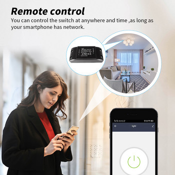 Tuya WiFi Smart Switch APP Ασύρματο χειριστήριο Universal Breaker Timer Smart Life Work with LED Light Switch Alexa Accessories