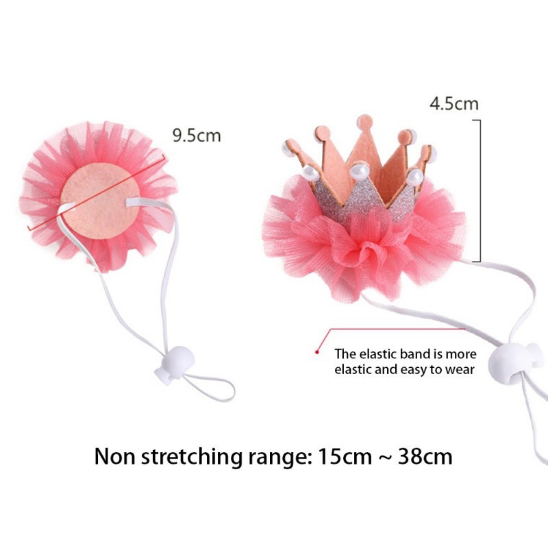 Visokokvalitetna pamučna ogrlica za kućne ljubimce Rođendanska pokrivala za kućne ljubimce Kape Psi Mačke Rođendanska kruna Bandana šalovi Bibs Pribor za kućne ljubimce