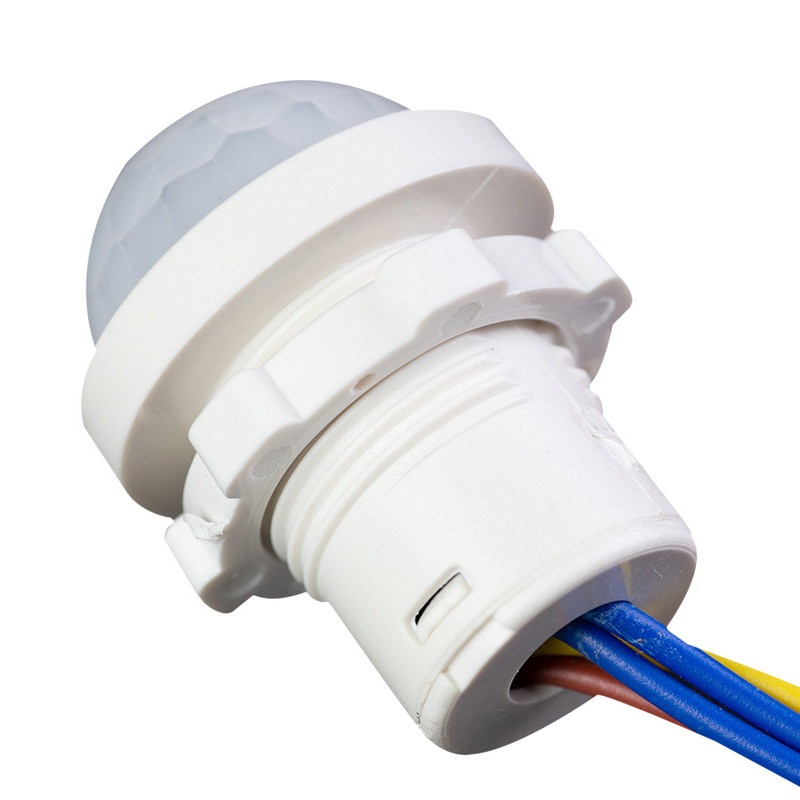 LED PIR ilma reguleeritava viivituseta inimkeha infrapunadetektor IR infrapuna liikumisanduri valguslüliti kodu jaoks AC110-240V DC 12V-24V