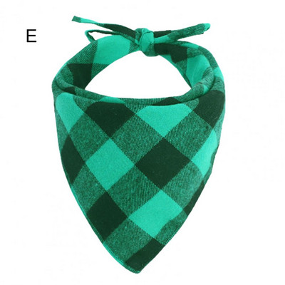 Pseći šal Ručnik za kućne ljubimce Modni karirani rubac s printom Dvoslojni rubac