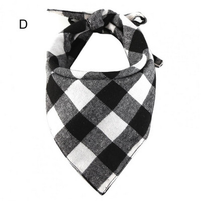 Pseći šal Ručnik za kućne ljubimce Modni karirani rubac s printom Dvoslojni rubac