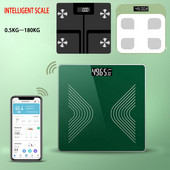 Intelligentne Bluetoothi elektrooniline kaal keharasva kaal LCD digitaalne vannituba majapidamise tasakaalustatud tervisekaal kehakaal