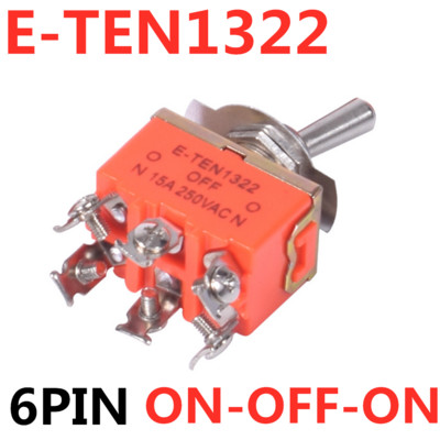 1tk Uus kvaliteetne 15A 250V SPST 2 4 6 Klemm ON VÄLJAS Lüliti Iselukustuv veekindel kork