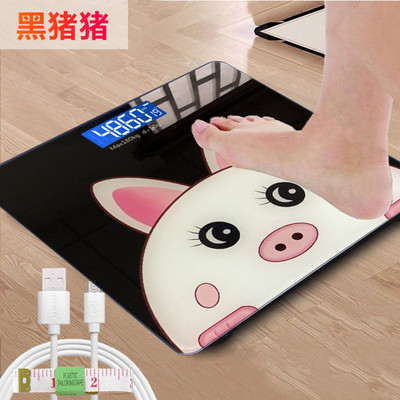 USB uzlādes digitālie korpusa precīzijas svari svēršanai, mini vannas istabas elektroniskie svari, elektroniski, stāvoši uz grīdas cilvēkiem