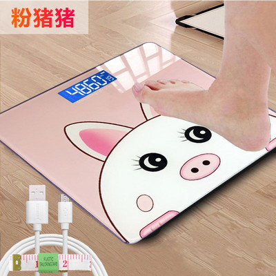 USB uzlādes digitālie korpusa precīzijas svari svēršanai, mini vannas istabas elektroniskie svari, elektroniski, stāvoši uz grīdas cilvēkiem