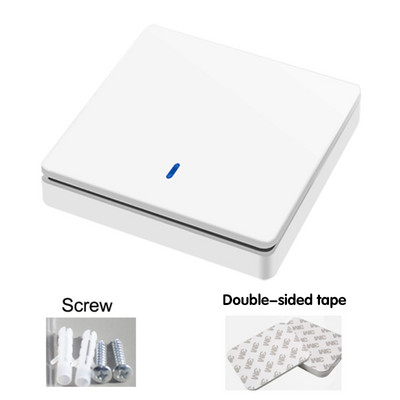 Juhtmeta nutikas lüliti valgus 433Mhz RF 86 seinapaneeli lüliti kaugjuhtimispuldiga minirelee vastuvõtjaga 220 V kodu LED-valguslampide ventilaator