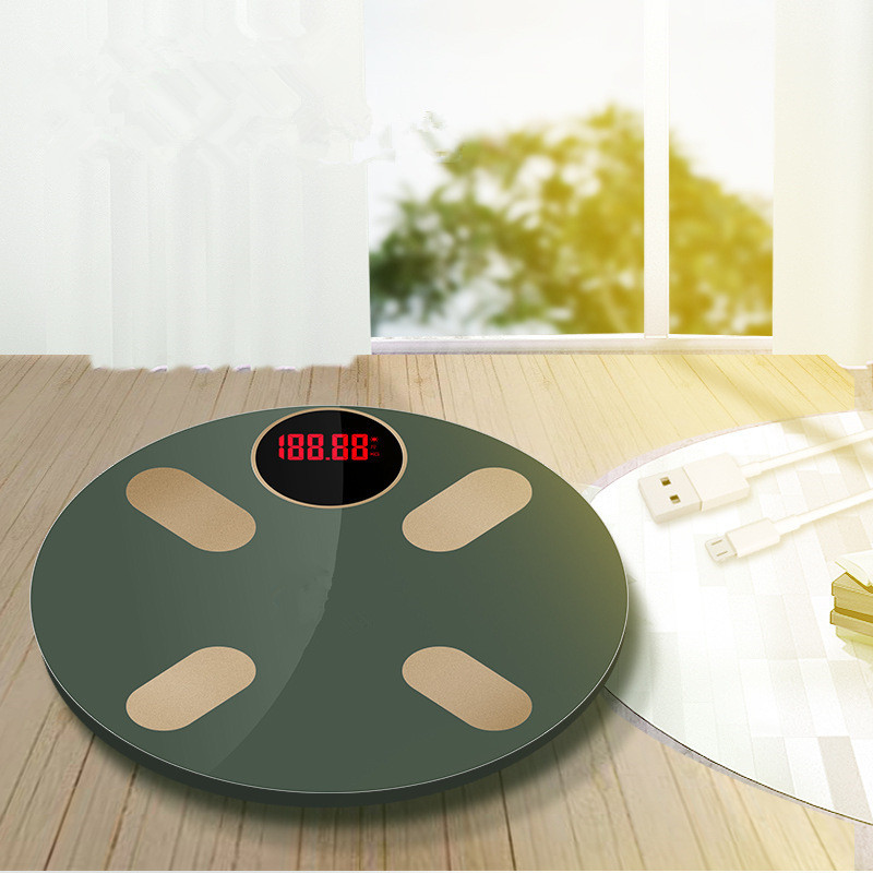 Praćenje zdravlja Bežični digitalni analizator sastava tijela BMI Vaga za tjelesnu masnoću Pametna kupaonska vaga za težinu kompatibilna s Bluetoothom