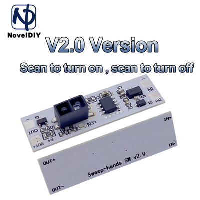 Puutelüliti mahtuvuslik moodul 5V-24V 3A LED hämardamise juhtlambid Aktiivsed komponendid Lühikese vahemaa skaneerimise pühkimiskäeandur