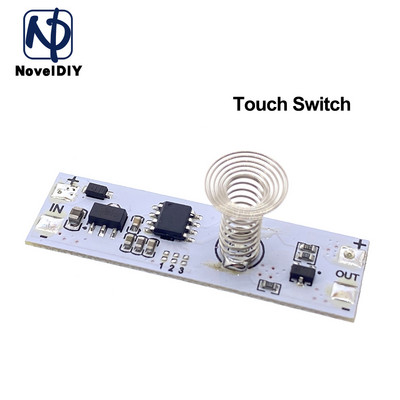 Puutelüliti mahtuvuslik moodul 5V-24V 3A LED hämardamise juhtlambid Aktiivsed komponendid Lühikese vahemaa skaneerimise pühkimiskäeandur