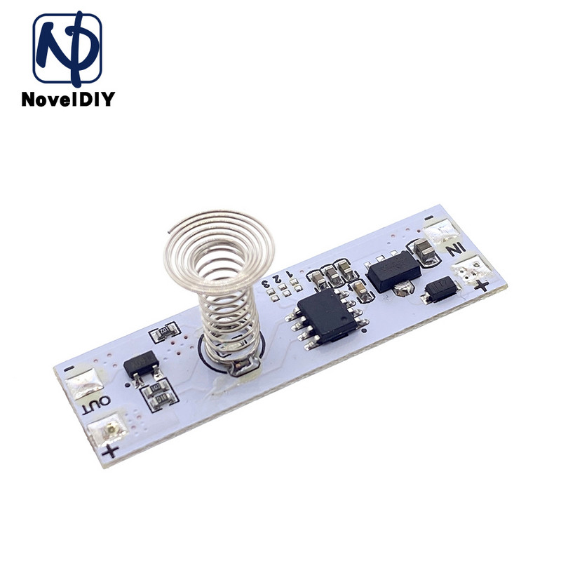 Puutelüliti mahtuvuslik moodul 5V-24V 3A LED hämardamise juhtlambid Aktiivsed komponendid Lühikese vahemaa skaneerimise pühkimiskäeandur