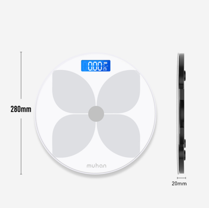 Kupaonske vage Elektronska digitalna vaga za tjelesnu masnoću Podna vaga Analizator sastava tijela Povežite Bluetooth pametne vage
