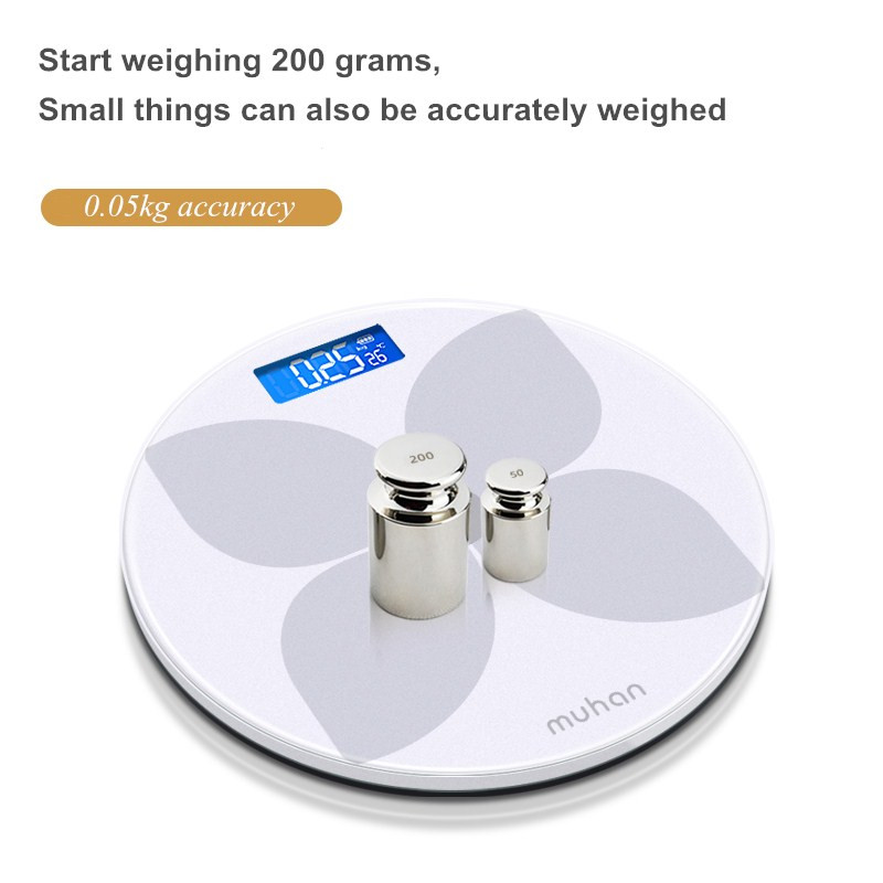 Kupaonske vage Elektronska digitalna vaga za tjelesnu masnoću Podna vaga Analizator sastava tijela Povežite Bluetooth pametne vage