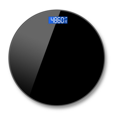 Mājas uzlādes elektroniskie svari Inteliģentie svēršanas svari palielina precizitāti apaļie svari ķermeņa svari veselības svara zaudēšanas mērītājs