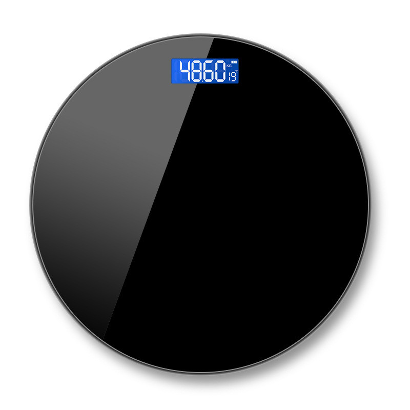Mājas uzlādes elektroniskie svari Inteliģentie svēršanas svari palielina precizitāti apaļie svari ķermeņa svari veselības svara zaudēšanas mērītājs