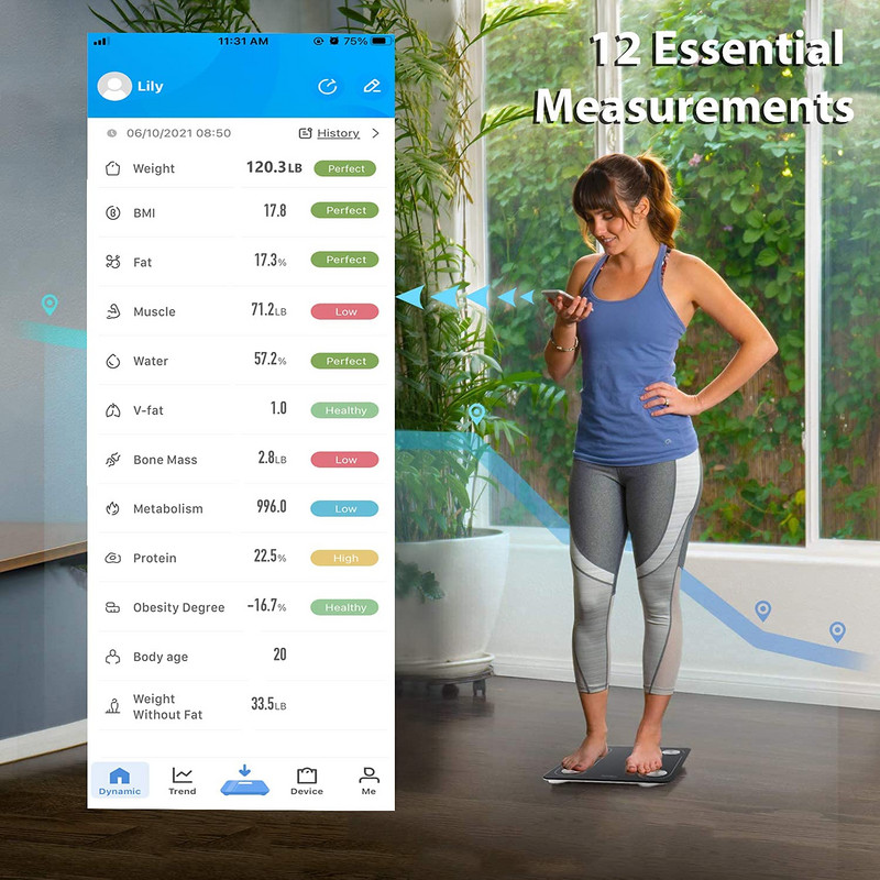 Digitaalne kaalukaal keharasva jaoks Vannitoa Bluetooth Smart Kaalud Juhtmeta BMI Elektrooniline Kaal USB Laetav