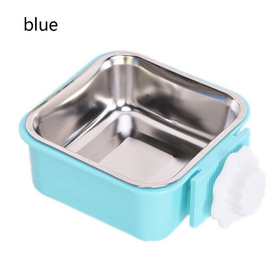 Zdjela za hranjenje kućnih ljubimaca Protiv gušenja Protuklizna Hranilica od nehrđajućeg čelika za putovanja Hrana za vodu Viseća fiksna posuda za štene, psa, mačku Nabavka za kućne ljubimce