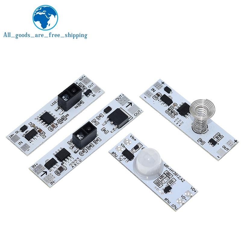 Īsa attāluma skenēšanas sensors, kapacitatīvs pieskāriena sensora slēdzis PIR kustības sensora slēdža modulis 3A konstants spriegums viedajai mājai