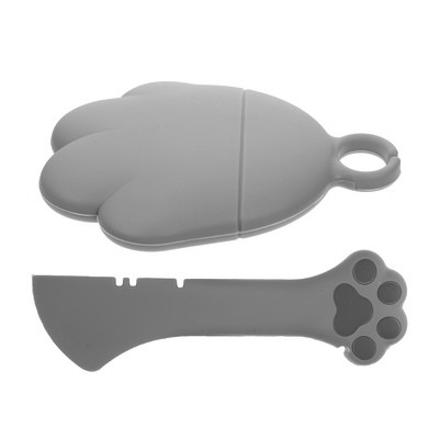 Toidupurgi kaaned Kassikatted Koertele Lemmikloomadele lusikas Silikoonkate Märg tina kaas universaalsete söötmistopsidega Lemmikloomadele Toppide Suurus Standard