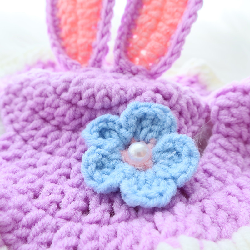 Ručno rađena sobarica Rabbit Ears Šešir za kućne ljubimce Mačka Cosplay Odjeća za mače Dodaci za mačke Britansko kratko pokrivalo za mače Šešir za mačke