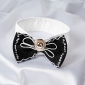 Podesivi prsluk za kućne ljubimce s kravatom za pse Bez povlačenja Prsluk s pojasom za pse s mašnama za male srednje pse Povodac Oprema za kućne ljubimce Pribor za pse Vjenčanje