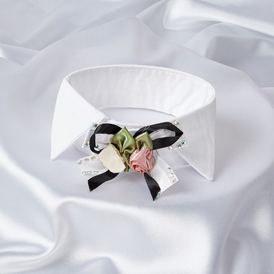 Podesivi prsluk za kućne ljubimce s kravatom za pse Bez povlačenja Prsluk s pojasom za pse s mašnama za male srednje pse Povodac Oprema za kućne ljubimce Pribor za pse Vjenčanje