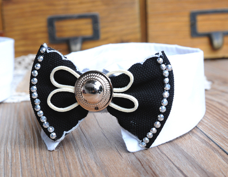 Podesivi prsluk za kućne ljubimce s kravatom za pse Bez povlačenja Prsluk s pojasom za pse s mašnama za male srednje pse Povodac Oprema za kućne ljubimce Pribor za pse Vjenčanje