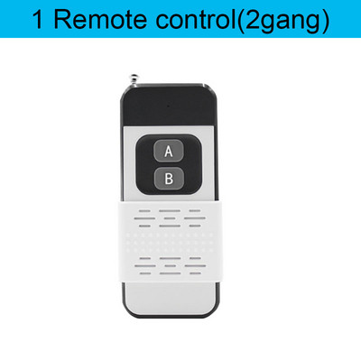 433Mhz suure võimsusega juhtmevaba kaugjuhtimispuldi lüliti AC75-220V 30A 1000M tehase talukontori väljalaskeventilaatori pumba laelamp