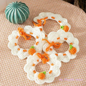 Armas käsitsi kootud kassi ja koera kaelarihm villane kootud kassipoegade kaelarihmad kassid koerad kaelakee lemmiklooma kaelarihm lille kaelakee dekoratiivne kaelarihm