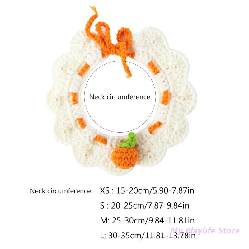 Armas käsitsi kootud kassi ja koera kaelarihm villane kootud kassipoegade kaelarihmad kassid koerad kaelakee lemmiklooma kaelarihm lille kaelakee dekoratiivne kaelarihm