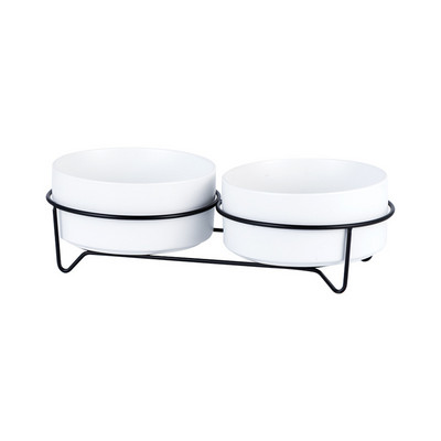 1800 ml koerte toidu-veekausid alusega kassi keraamilised söötmissöötjad lemmikloomade Nordic suure mahutavusega kõrgendatud söötmistarbed