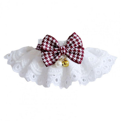 Mājdzīvnieku kaklasiksna Mājdzīvnieku priekšautiņi Šalli mežģīņu malu dekorēšana Modes ar rokām darināti vainagu piederumi āra lietošanai