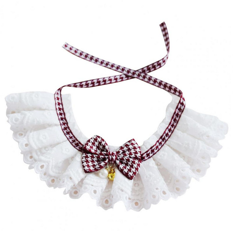 Mājdzīvnieku kaklasiksna Mājdzīvnieku priekšautiņi Šalli mežģīņu malu dekorēšana Modes ar rokām darināti vainagu piederumi āra lietošanai