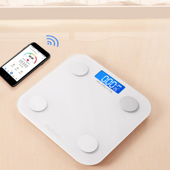 Έξυπνη ζυγαριά σωματικού λίπους Ζυγαριά μπάνιου δαπέδου Ψηφιακή ζυγαριά BMI Balanc Σύνδεση Τηλέφωνο Bluetooth APP Ηλεκτρονική ζυγαριά σωματικού βάρους