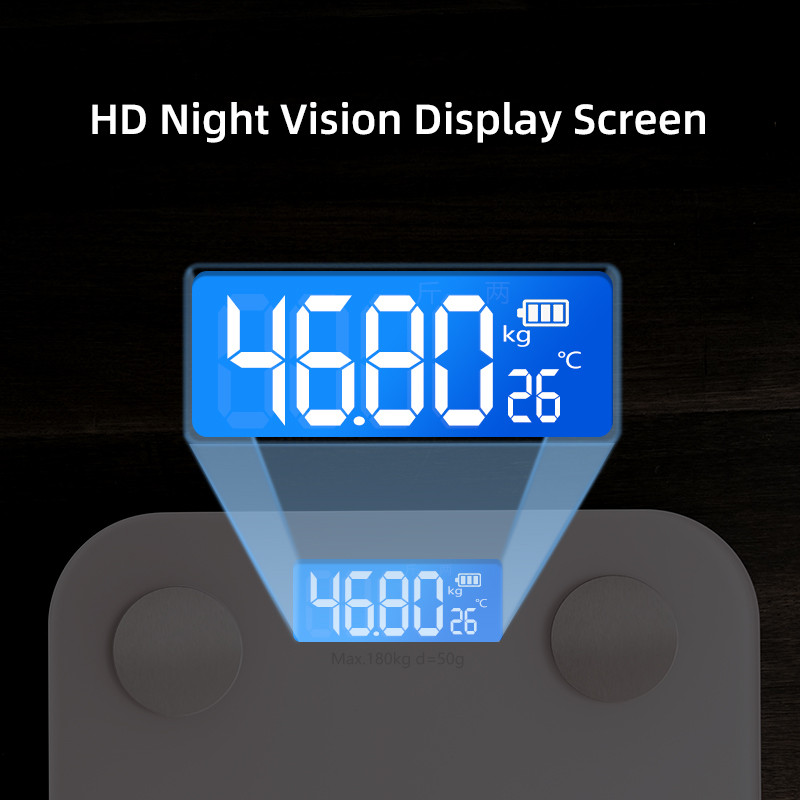 Viedie ķermeņa tauku svari vannas istabas svari grīdai digitālie svari BMI līdzsvara savienojuma tālrunis Bluetooth APP elektroniskie ķermeņa svara svari