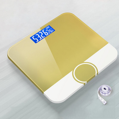 Põranda korpuse kaalud vannikaalud digitaalsed kehakaal, klaas, nutikad elektroonilised kaalud, LCD-ekraan, kehakaal