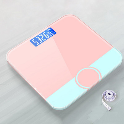 Põranda korpuse kaalud vannikaalud digitaalsed kehakaal, klaas, nutikad elektroonilised kaalud, LCD-ekraan, kehakaal