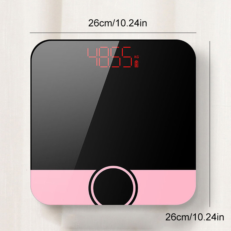 Põranda korpuse kaalud vannikaalud digitaalsed kehakaal, klaas, nutikad elektroonilised kaalud, LCD-ekraan, kehakaal