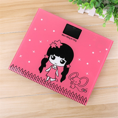 Vannas istabas ķermeņa svara svari cilvēka veselības ķermeņa svari mini digitālā stikla LCD displeja sensora svari svara zaudēšanai 180 kg/50 g