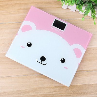 Vannas istabas ķermeņa svara svari cilvēka veselības ķermeņa svari mini digitālā stikla LCD displeja sensora svari svara zaudēšanai 180 kg/50 g