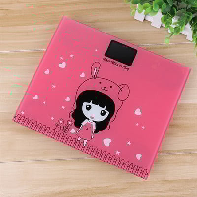 Vannas istabas ķermeņa svara svari cilvēka veselības ķermeņa svari mini digitālā stikla LCD displeja sensora svari svara zaudēšanai 180 kg/50 g