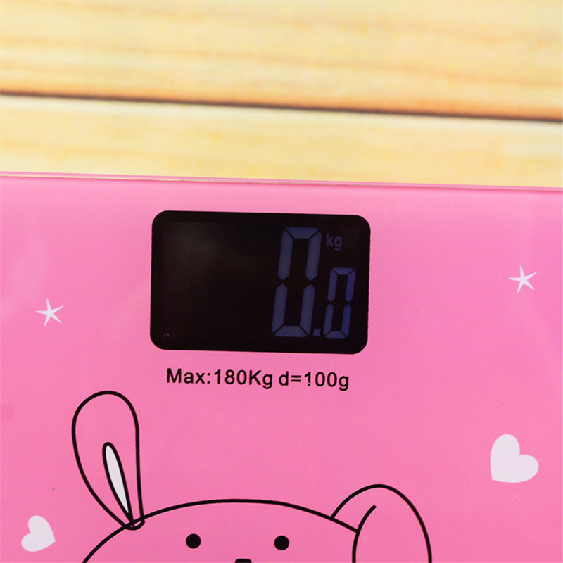 Vannas istabas ķermeņa svara svari cilvēka veselības ķermeņa svari mini digitālā stikla LCD displeja sensora svari svara zaudēšanai 180 kg/50 g