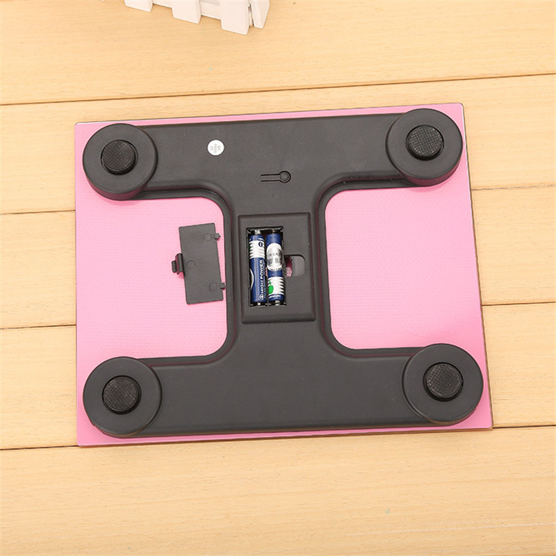 Vannas istabas ķermeņa svara svari cilvēka veselības ķermeņa svari mini digitālā stikla LCD displeja sensora svari svara zaudēšanai 180 kg/50 g