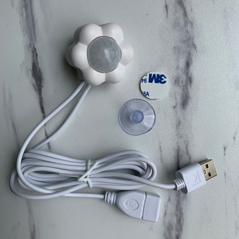 Viedais kustības sensora slēdzis ziedu dzērājs Inteliģents infrasarkanais USB detektors automātiskai kaķu ūdens strūklakas mājdzīvnieku piederumiem