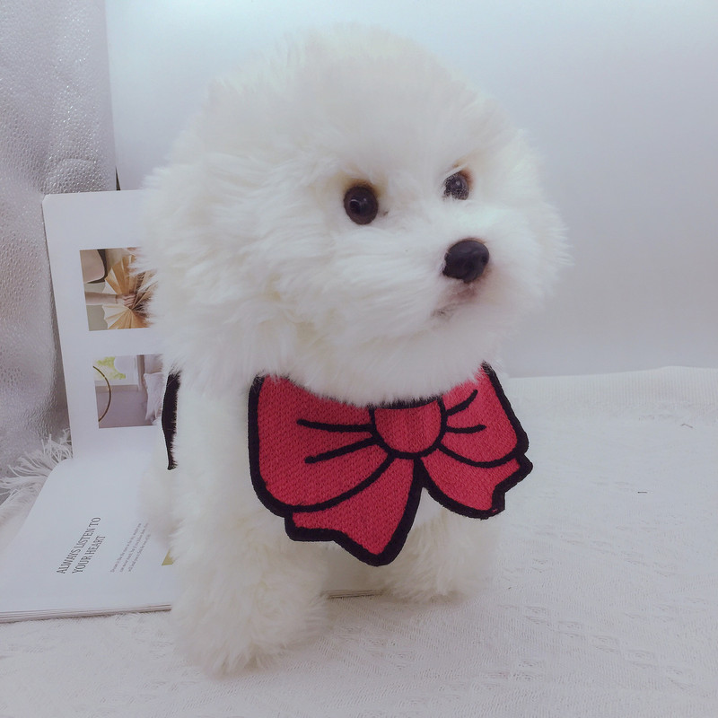 New INS Cute Pet Saliva Ručnik mačji šal Cat Bib Pleteni dodaci za male pse Slatka mašna Šal Odjeća za pse Ogrlice