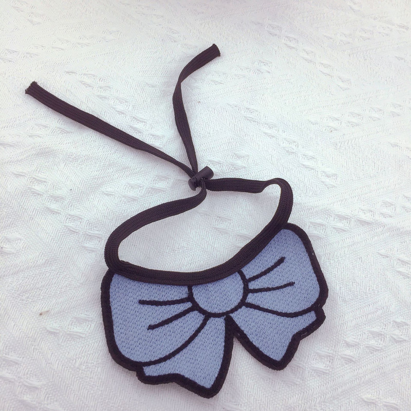 New INS Cute Pet Saliva Ručnik mačji šal Cat Bib Pleteni dodaci za male pse Slatka mašna Šal Odjeća za pse Ogrlice