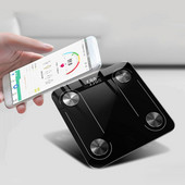 Vaga za tjelesnu masnoću Bežična Bluetooth pametna tjelesna vaga Vage za tjelesnu težinu Analizator sastava tijela Sinkronizacija jezika telefona