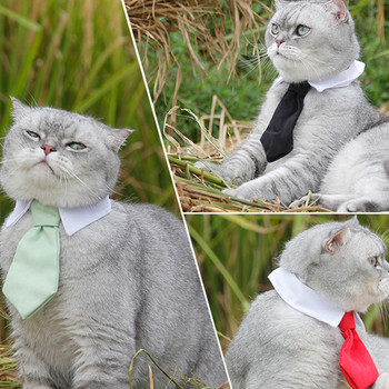 Παπιγιόν γάτα για κατοικίδια Αξεσουάρ γατάκι γραβάτα τζέντλεμαν Ρυθμιζόμενο κολιέ γιακά με αστέρι σκύλου Κουτάβι Χαριτωμένο γιακά Προμήθειες για στολές κατοικίδιων