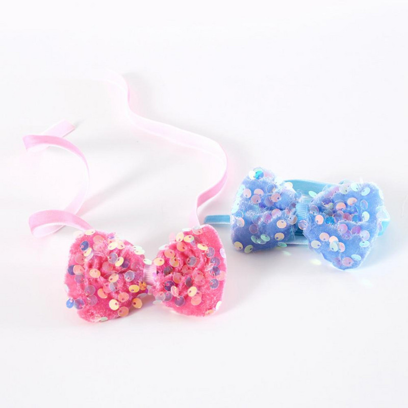 Party Dress Up 3Pcs/Set Lijepa mačja mašna Party Cap Narukvica Trodijelni set Višekratna kapa za kućne ljubimce Izvrsna oprema za pse